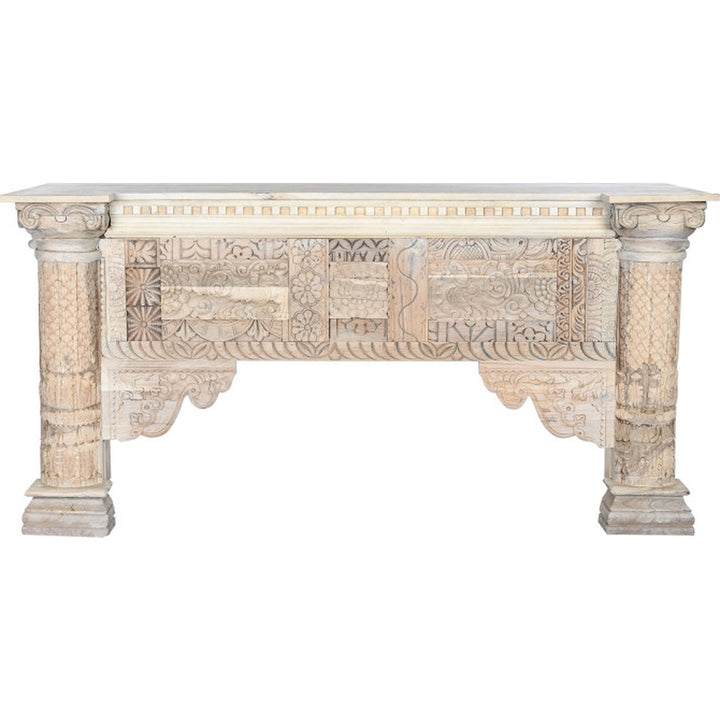 Consolle etnica indiana di lusso per ingressi e ambienti eleganti