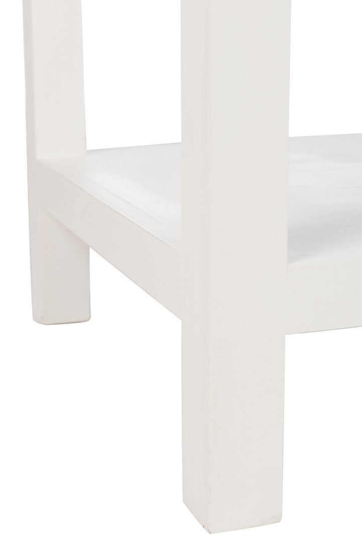 Consolle shabby con cesti