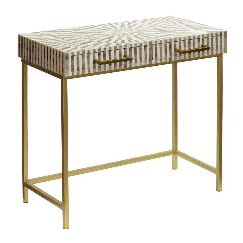 Consolle vintage chic oro
