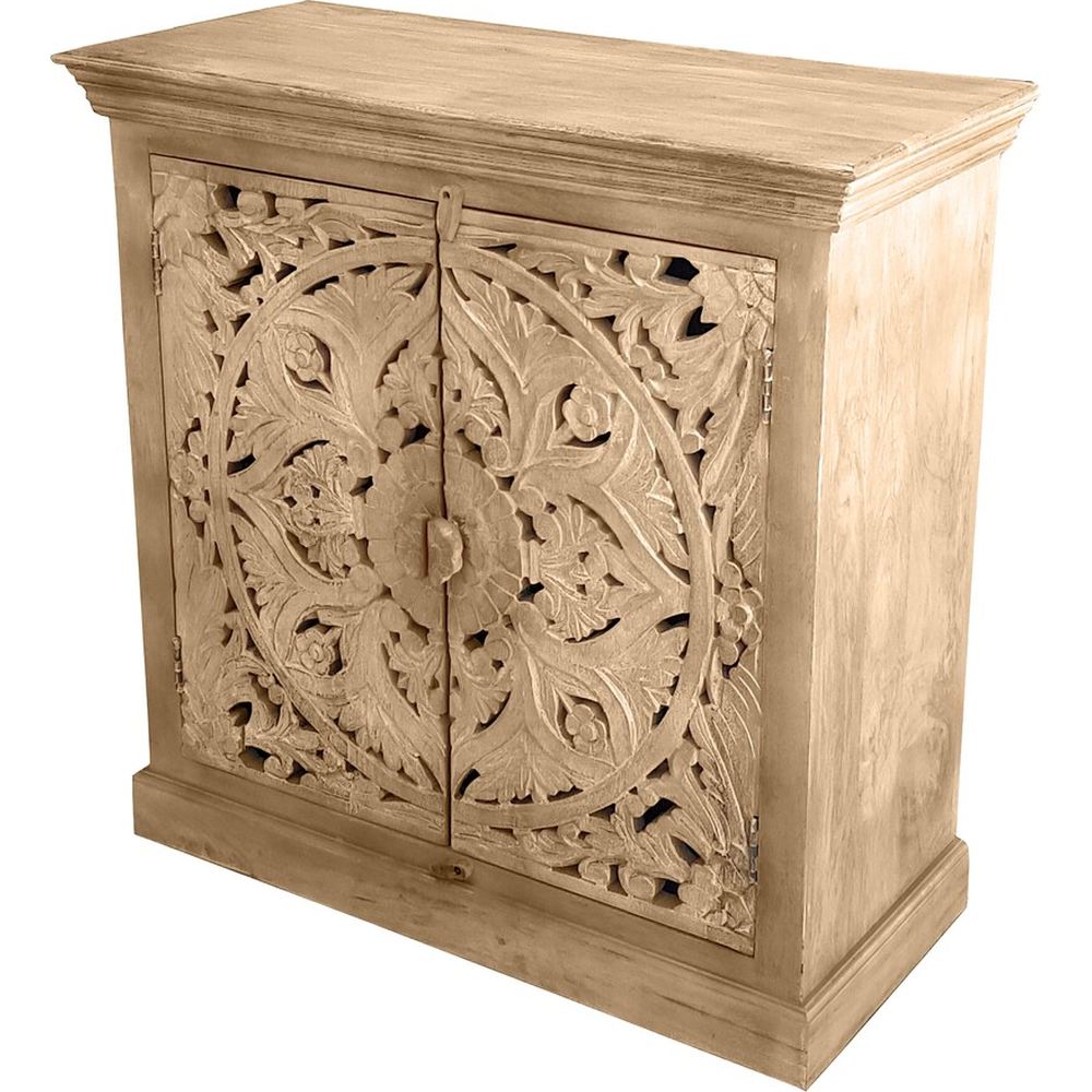 Credenza orientale intagliata