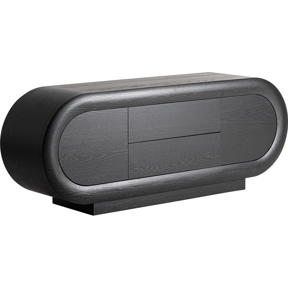 Buffet Contemporary Design in rovere Nero