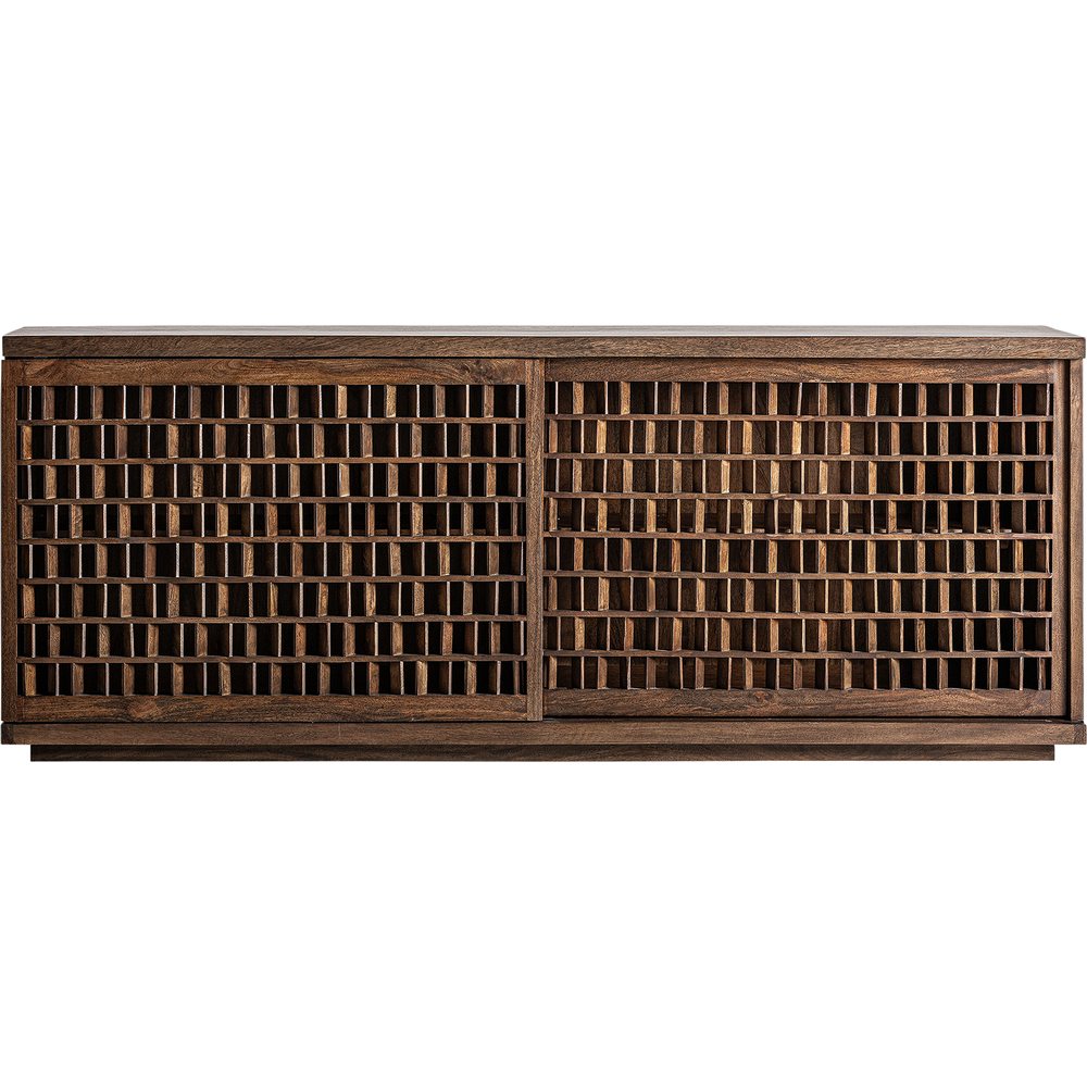 credenza art déco in legno di mango per soggiorno elegante