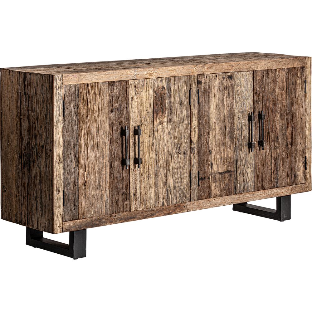 Buffet rustico stile industrial legno e ferro