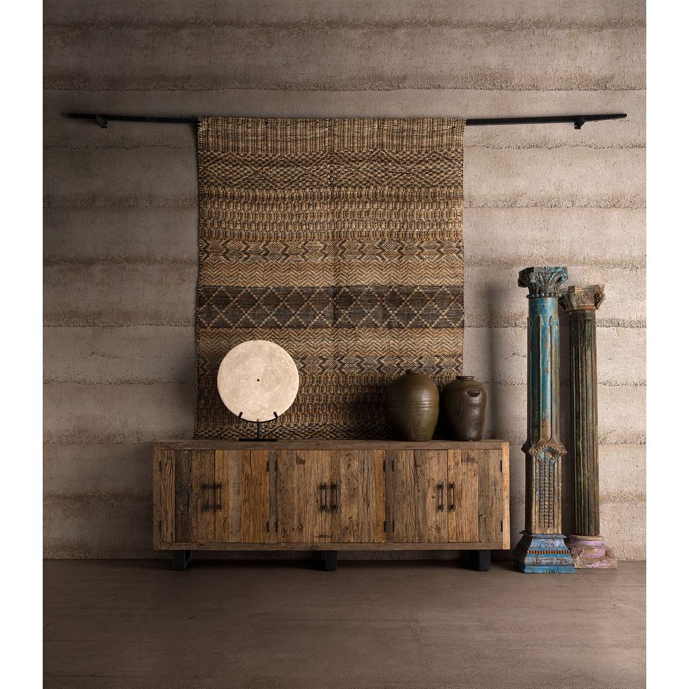 Credenza industrial di lusso in legno recuperato