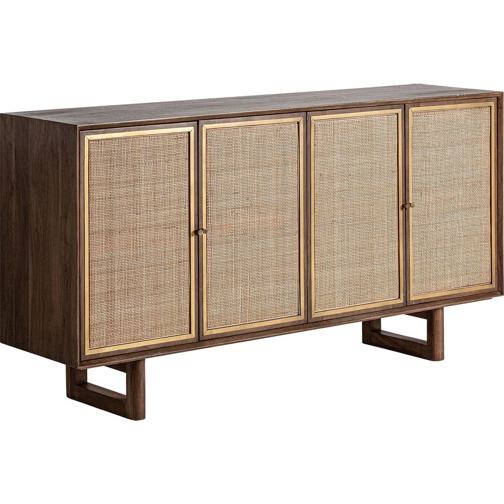 Buffet stile nordico di lusso ante canapa