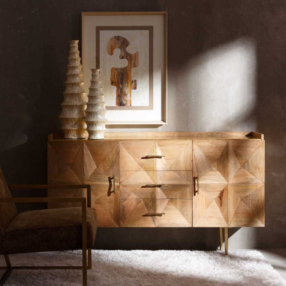 Credenza naturale deco chic