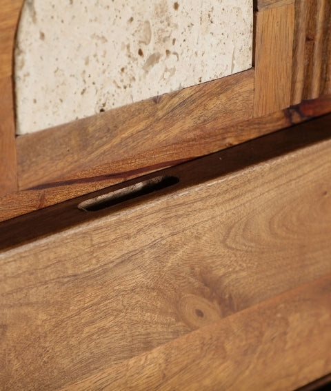 Buffet etnico chic inserti marmo