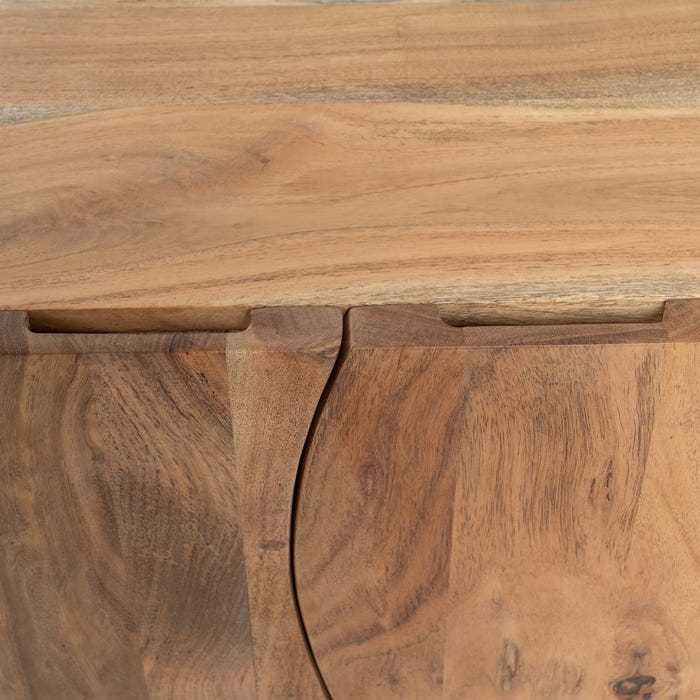 Credenza legno naturale e ferro