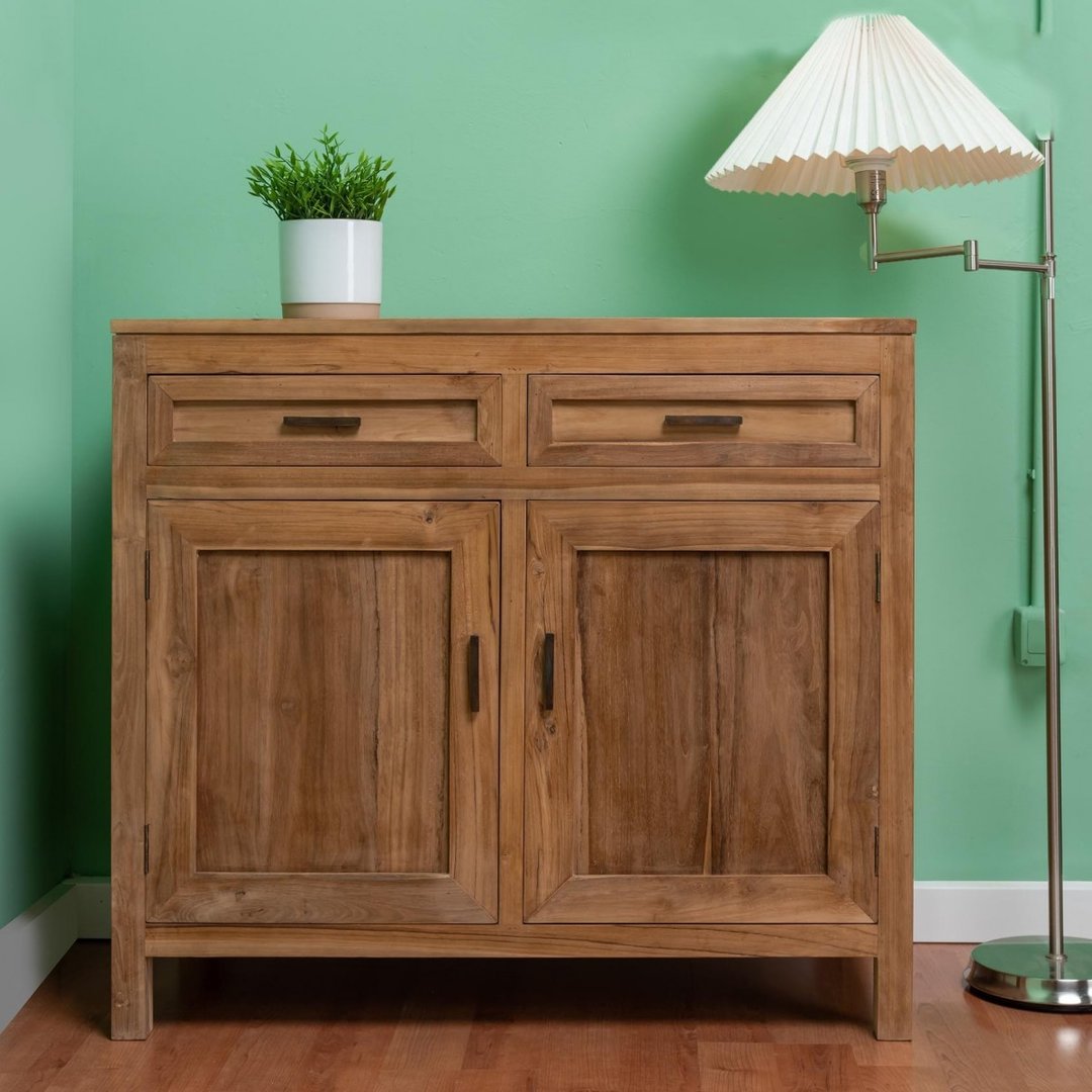 Credenza legno teak country chic