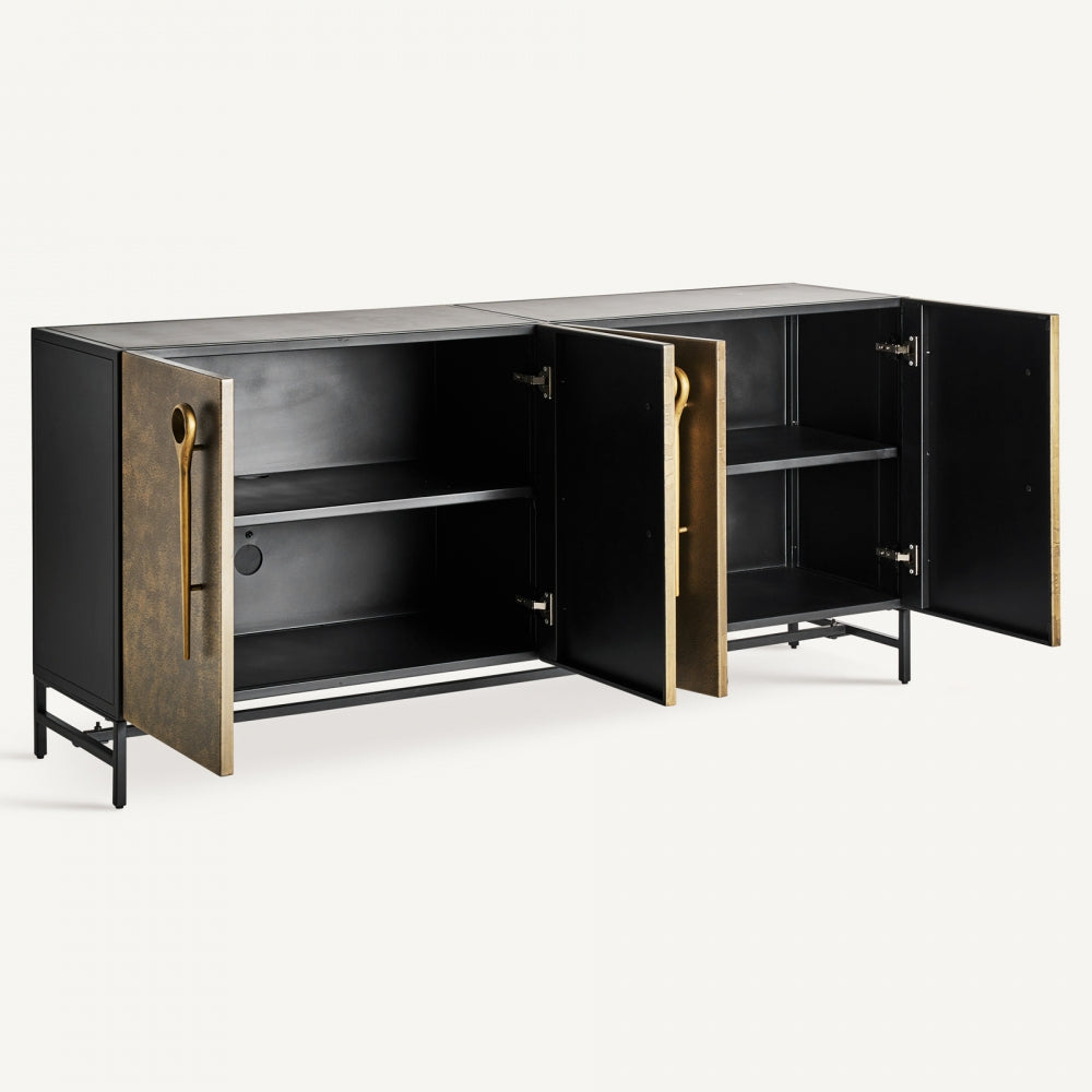 Mobile credenza decò chic design dorato