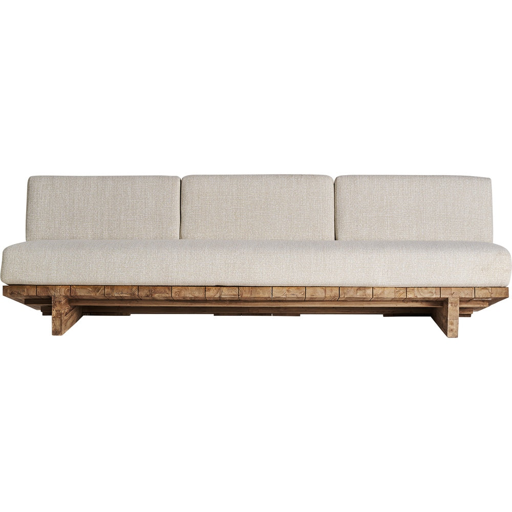 Divano outdoor teak Crema design lusso Horizon Pure