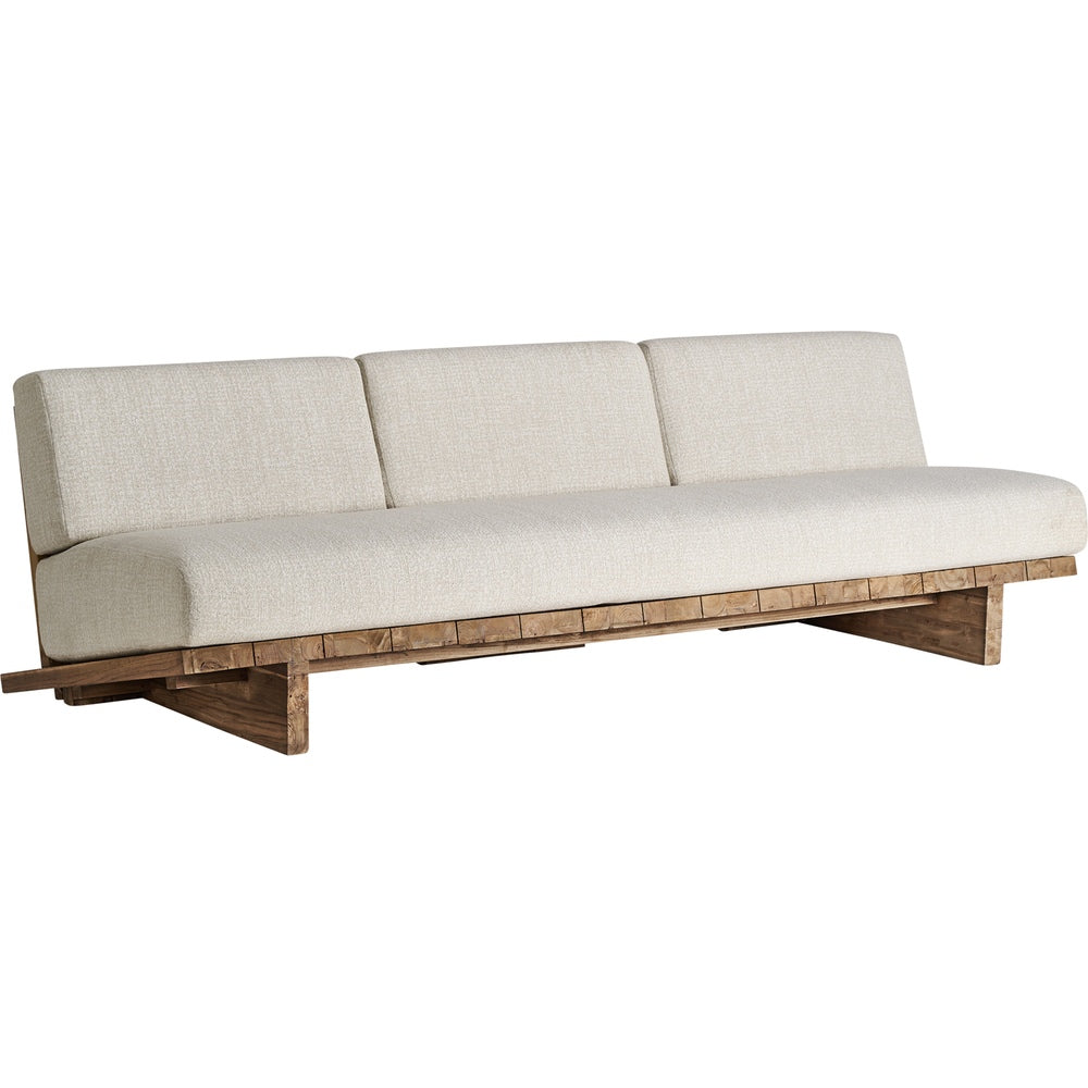 Divano outdoor teak Crema design lusso Horizon Pure