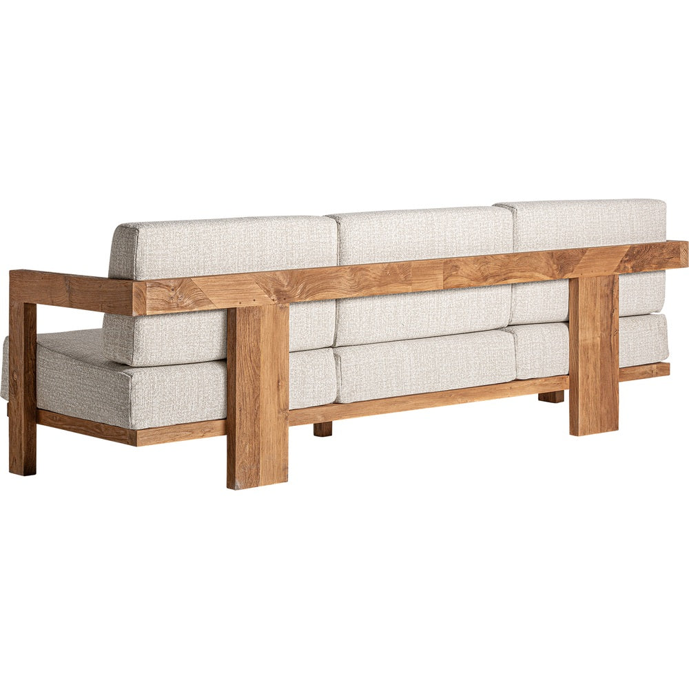 Divano teak riciclato outdoor lusso design Block