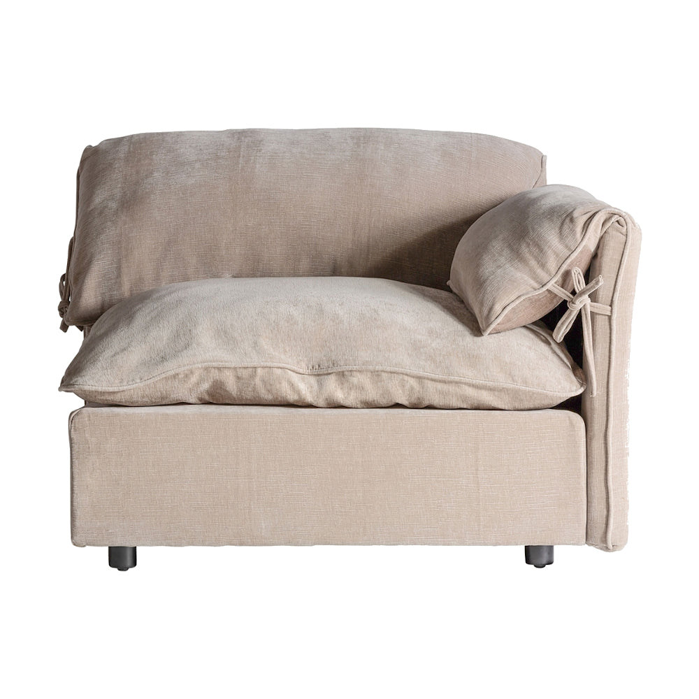 Modulo sofà componibile grigio chiaro