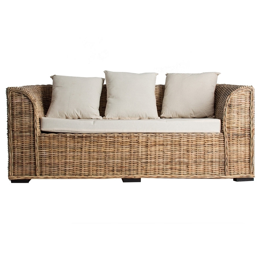 Divano stile contemporaneo rattan 2 posti