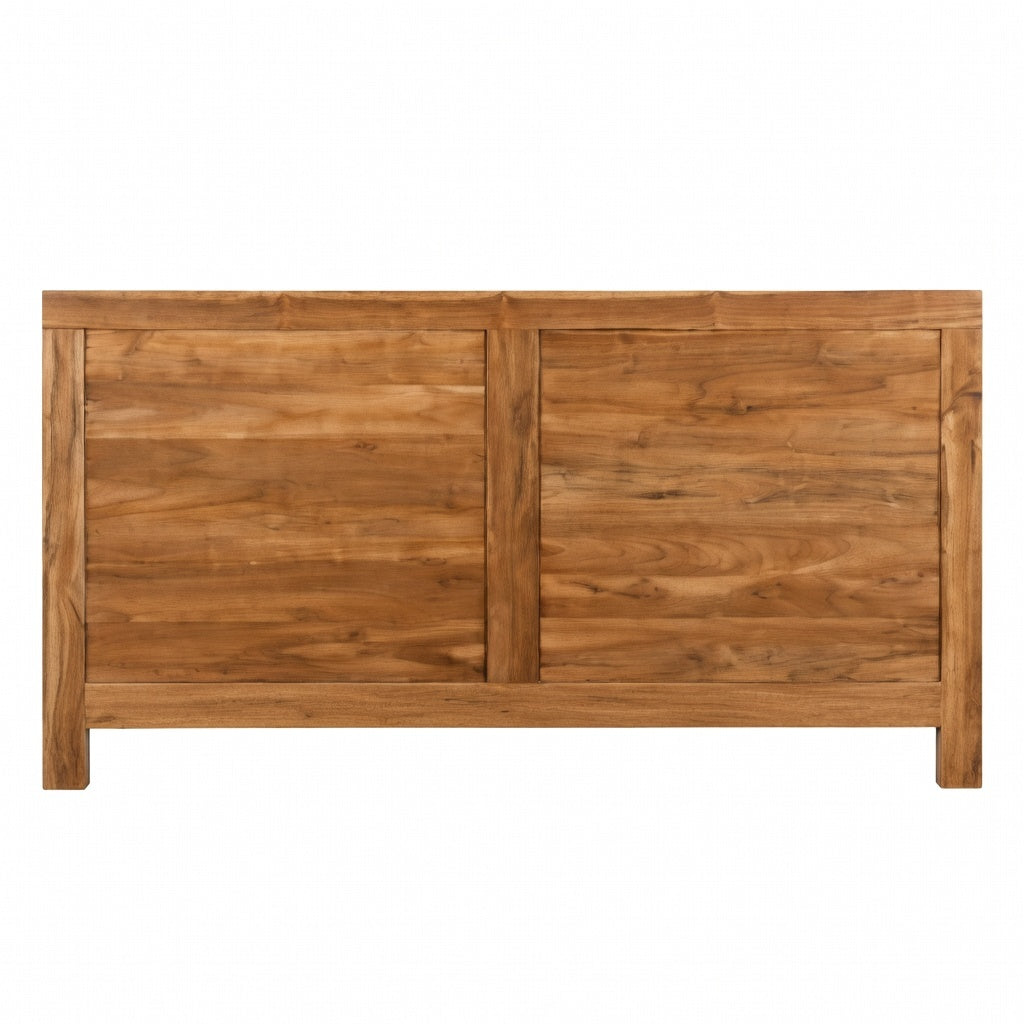 Testata letto matrimoniale legno teak