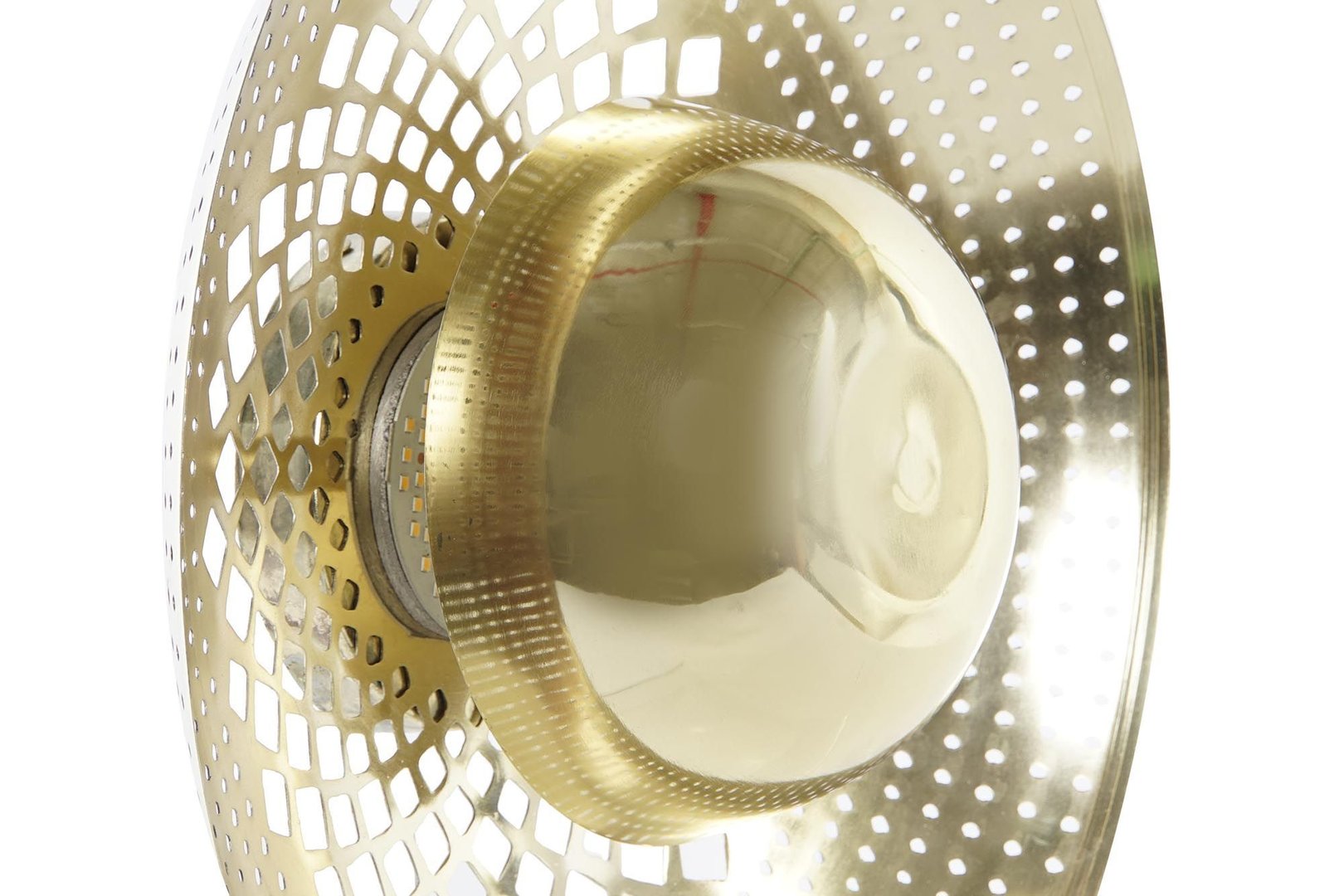 Lampada da parete vintage chic dorata