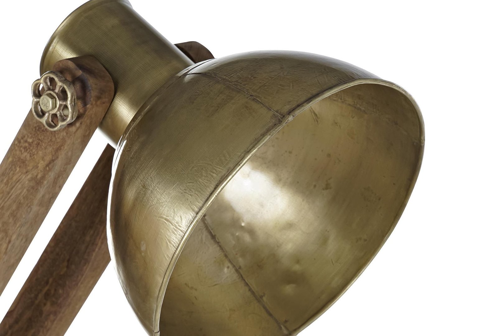 Piantana industrial legno metallo