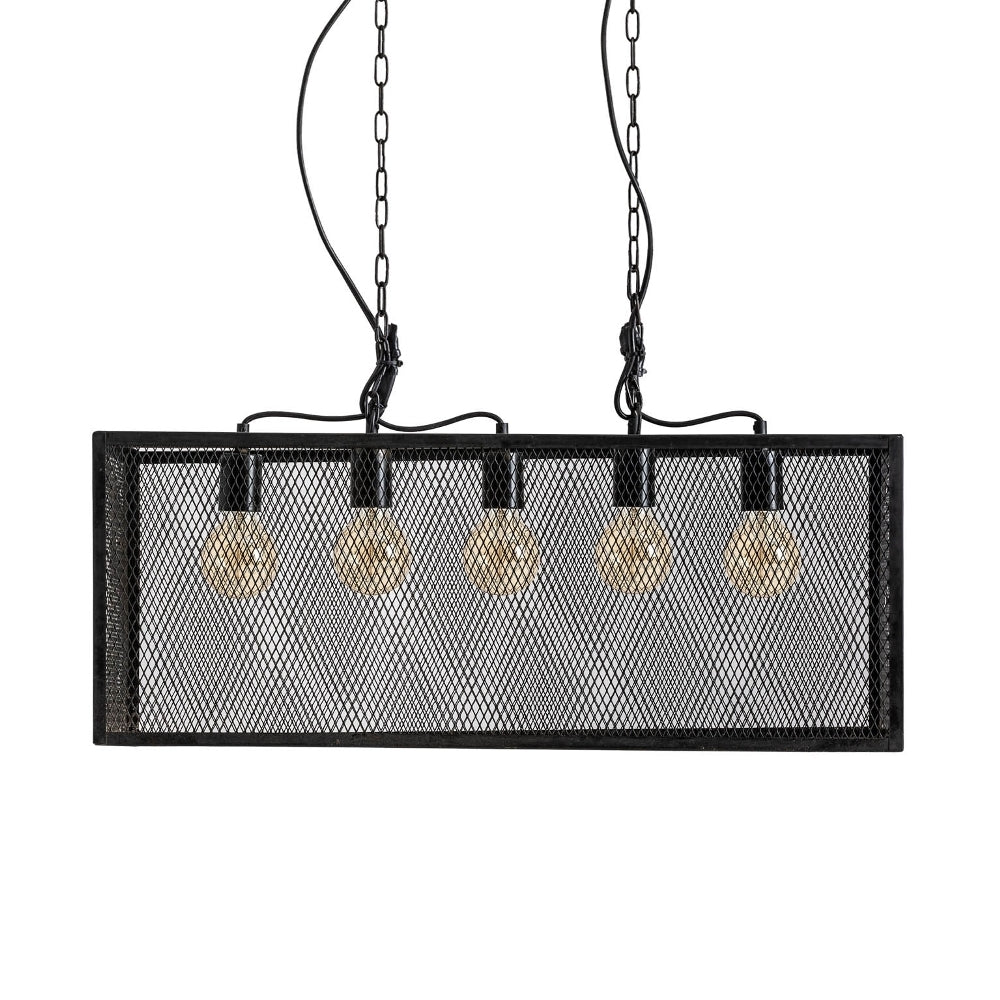 Lampadario idustrial ferro