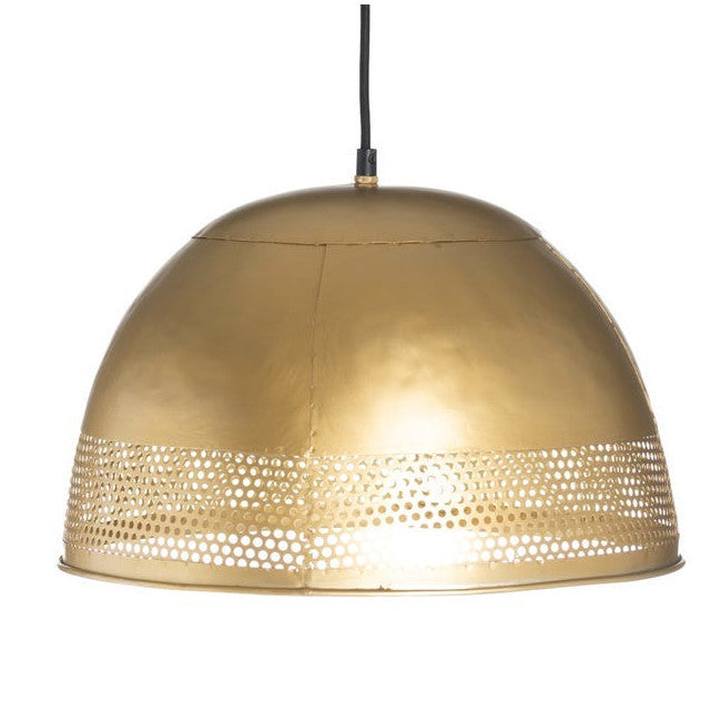 Lampada da soffitto oro industrial