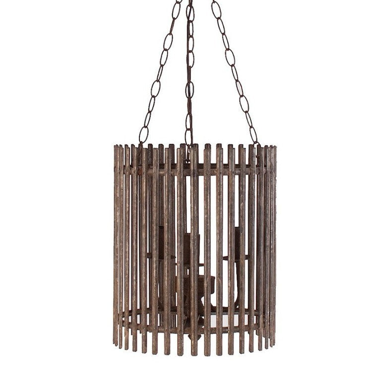 Lampadario anticato stile industrial