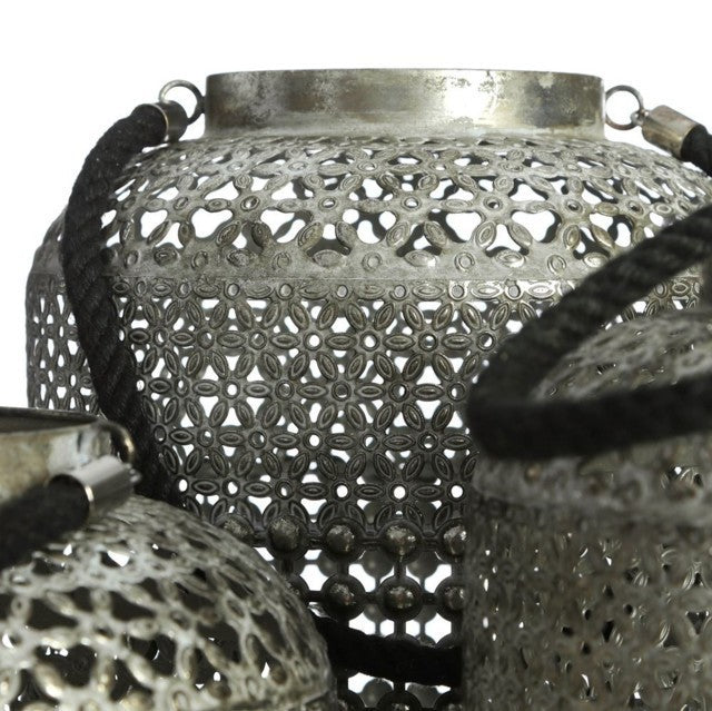 Lanterna etnica argento antico