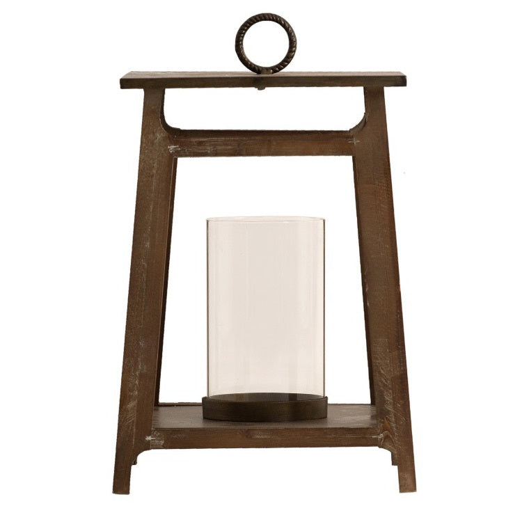 Lanterna etnico design in legno