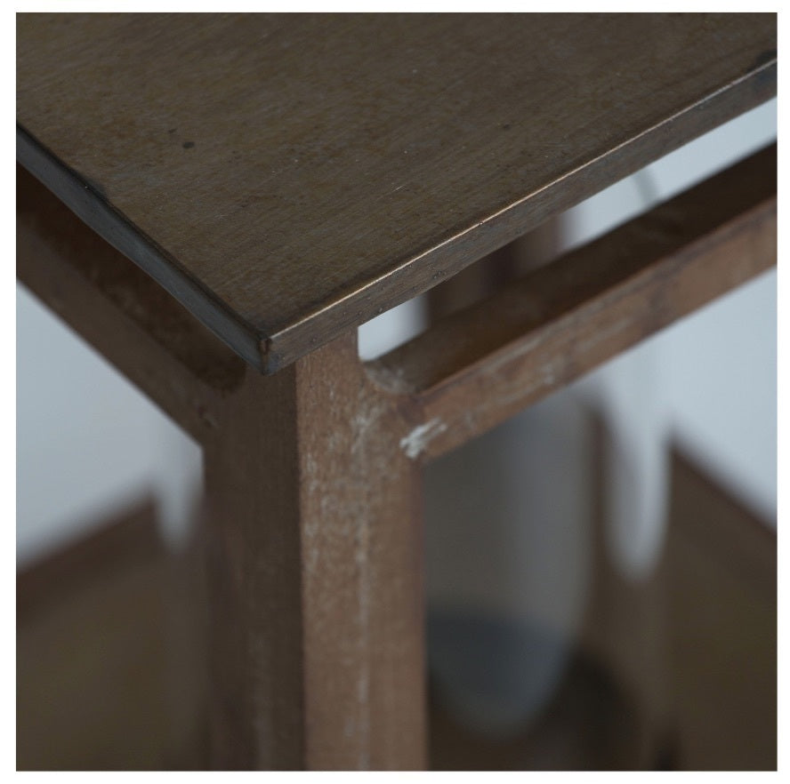 Lanterna etnico design in legno