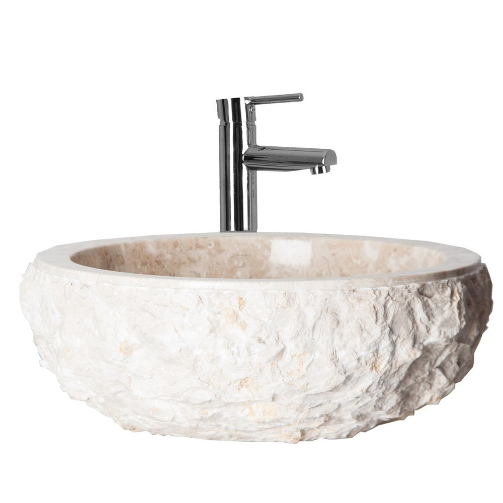 Lavabo in pietra di marmo artigianale