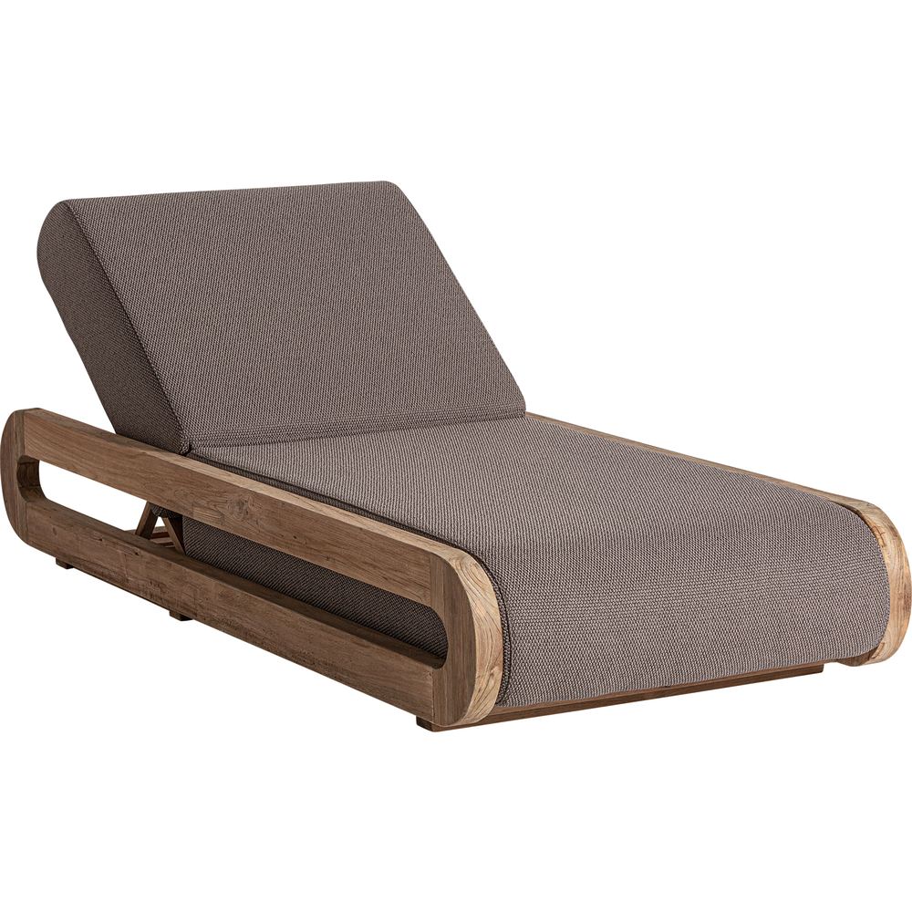 Chaise longue teak design lusso Embrace