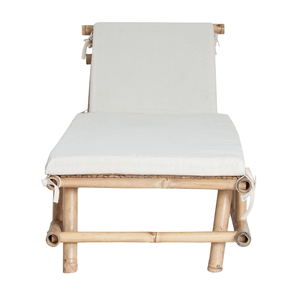 Lettino sdraio etnico teak