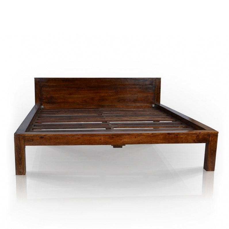 Letto stile etnico legno massello