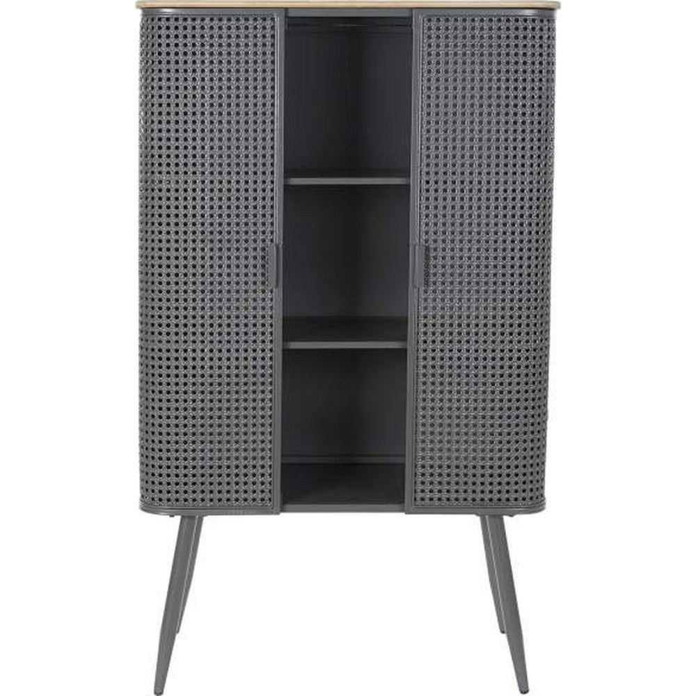 Credenza industrial chic per soggiorni e ambienti moderni.