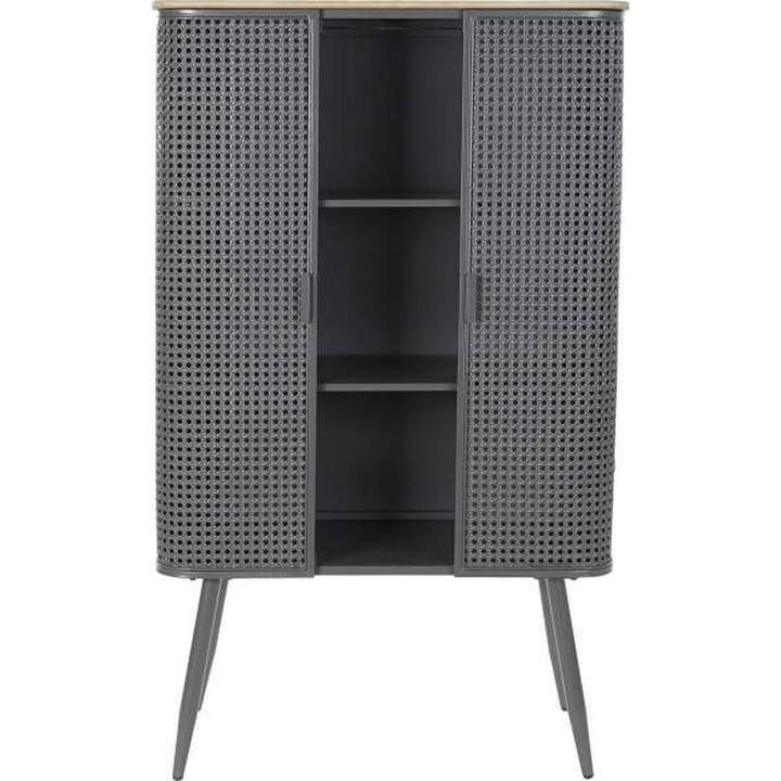 Credenza industrial chic per soggiorni e ambienti moderni.