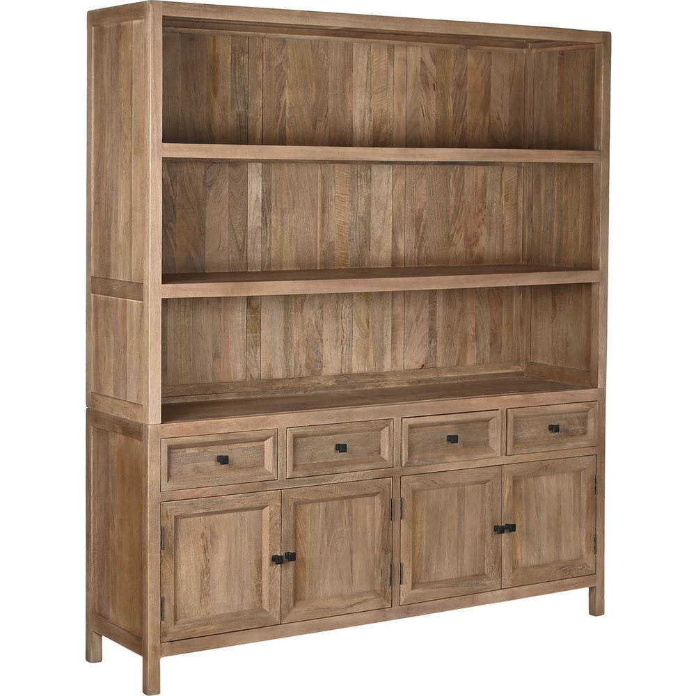 Libreria vintage legno naturale