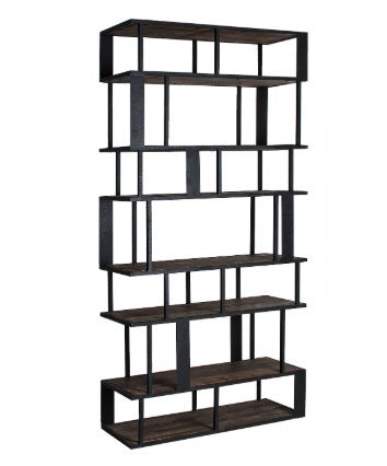 Libreria industrial ferro e legno