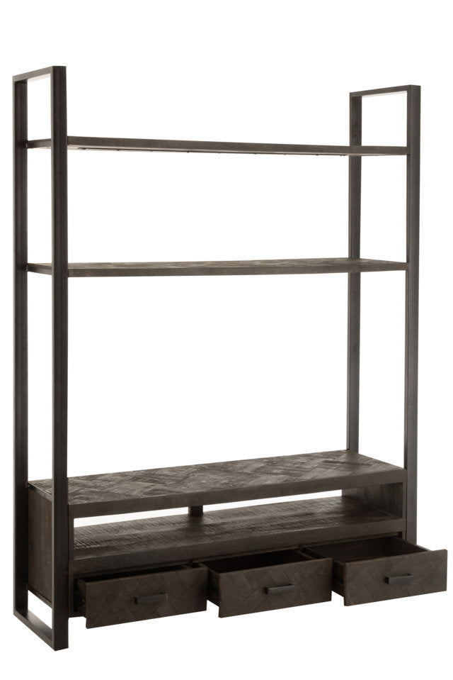 Libreria porta tv art decò vintage