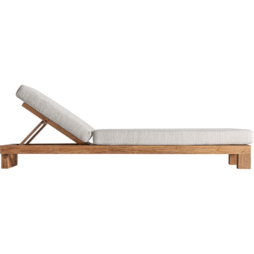Lettino prendisole outdoor teak design lusso Block