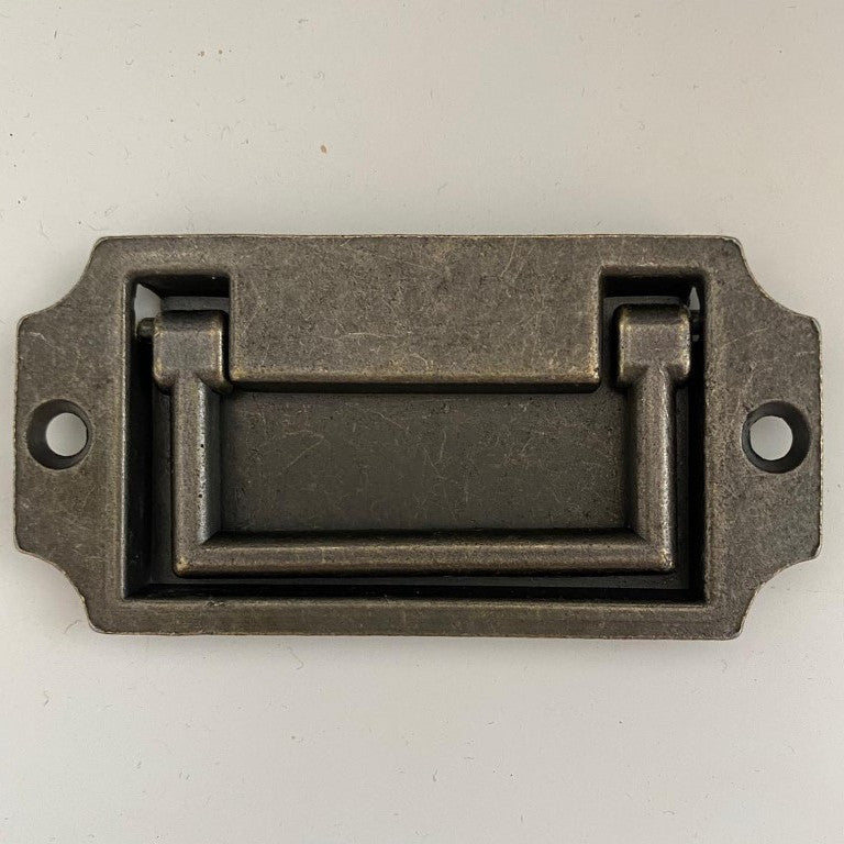 Maniglia ottone anticato incasso