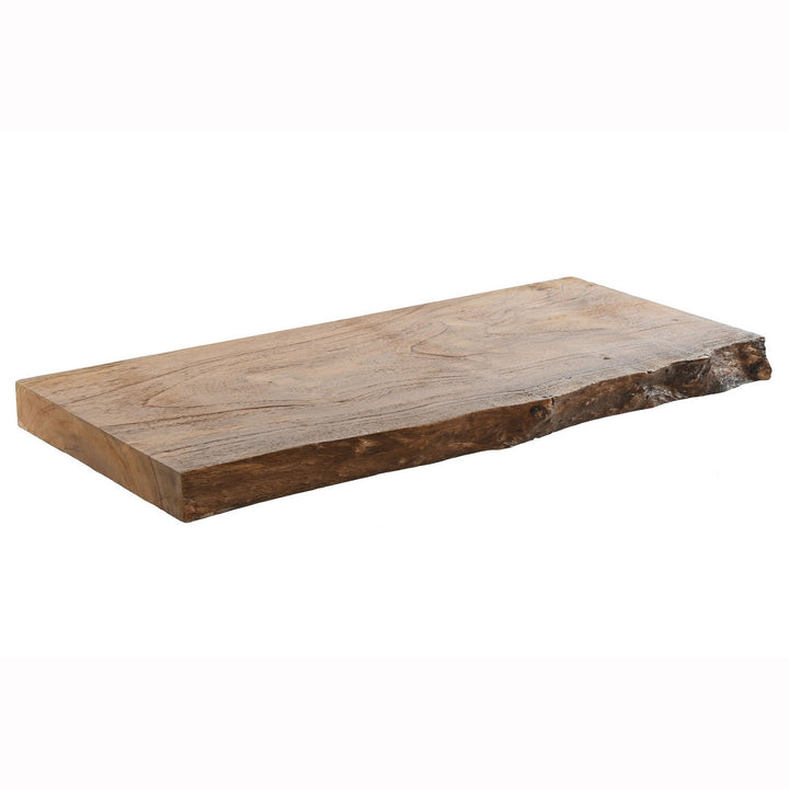 Mensola teak elegante per parete moderna