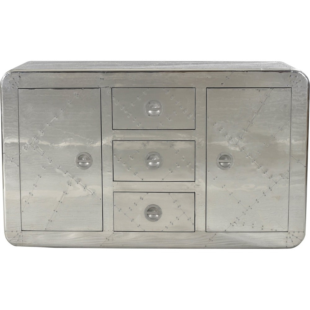 Credenza vintage alluminio