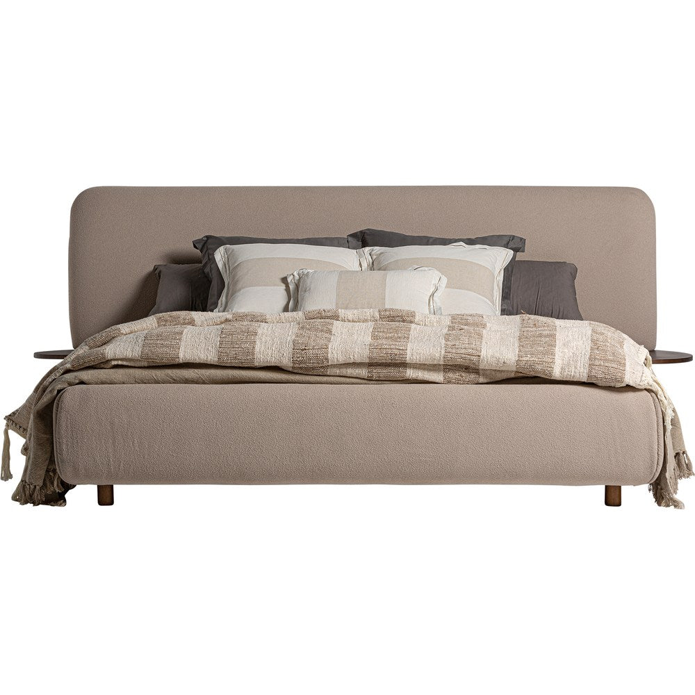 letto matrimoniale provenzale Dayton Vical in lino beige