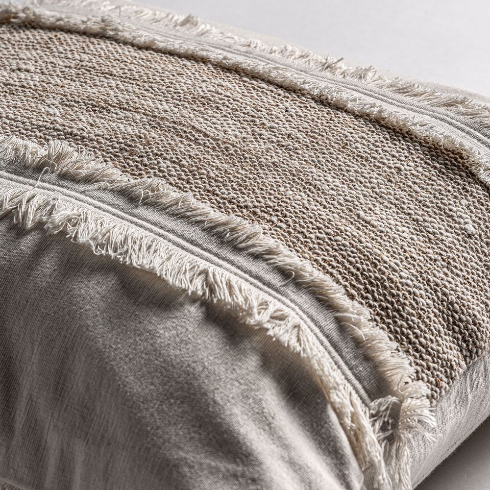 Cuscino etnico chic avorio design di lusso