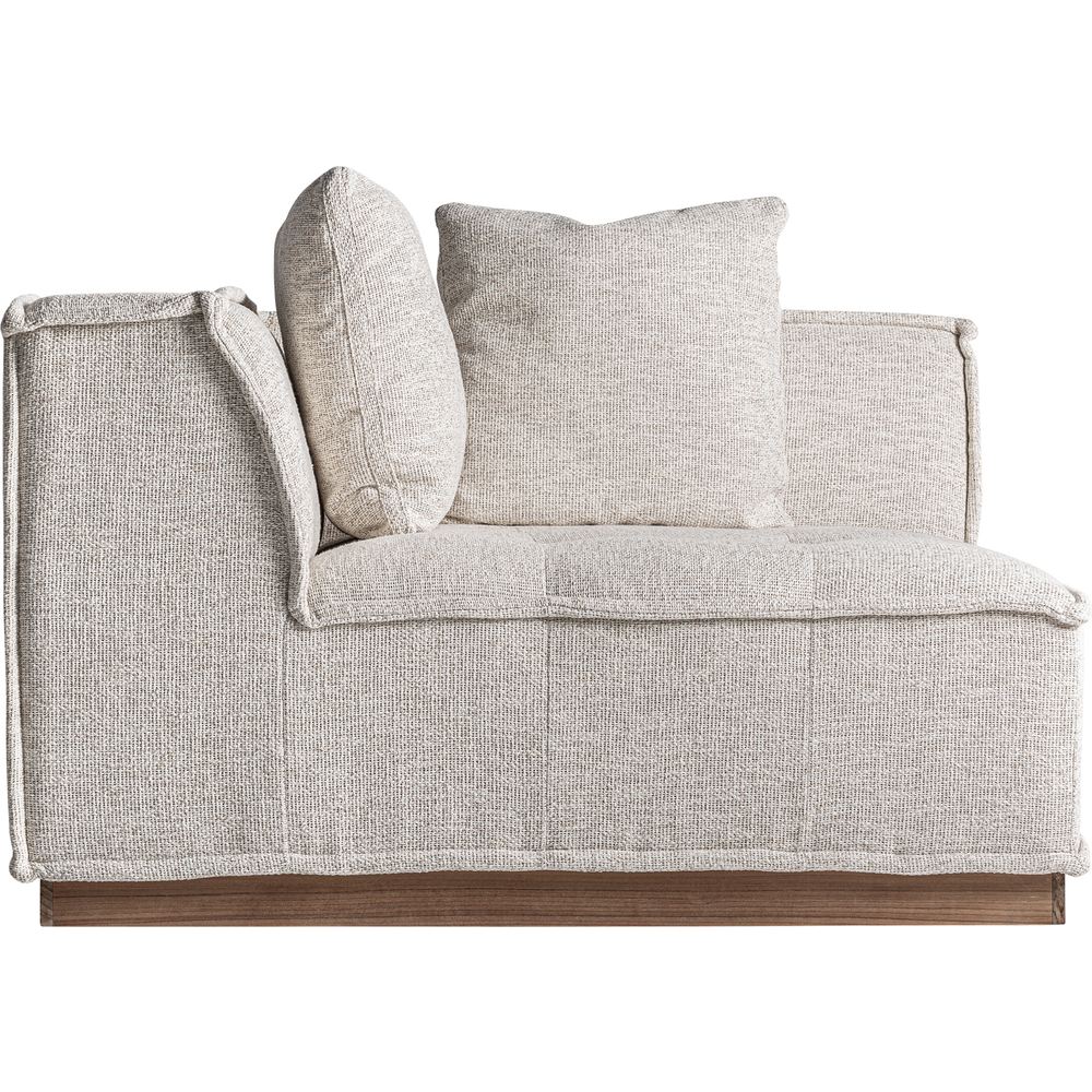 Modulo divano da esterno per terrazze e giardini di lusso.