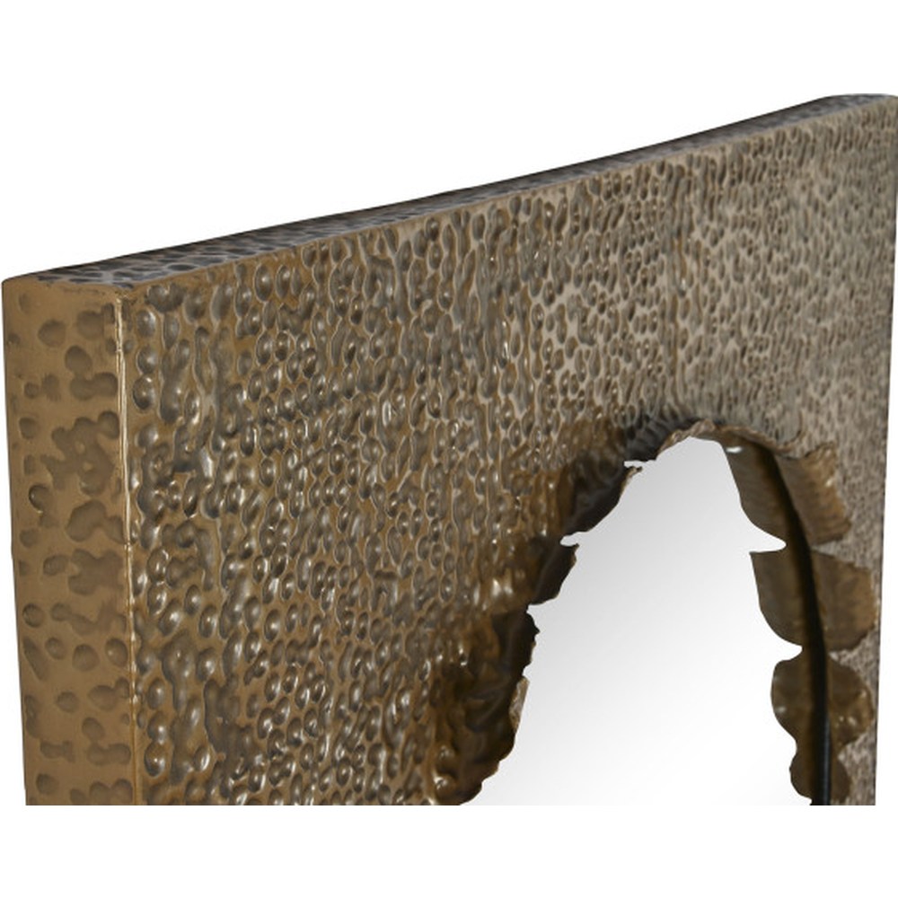 Specchio rettangolare dorato