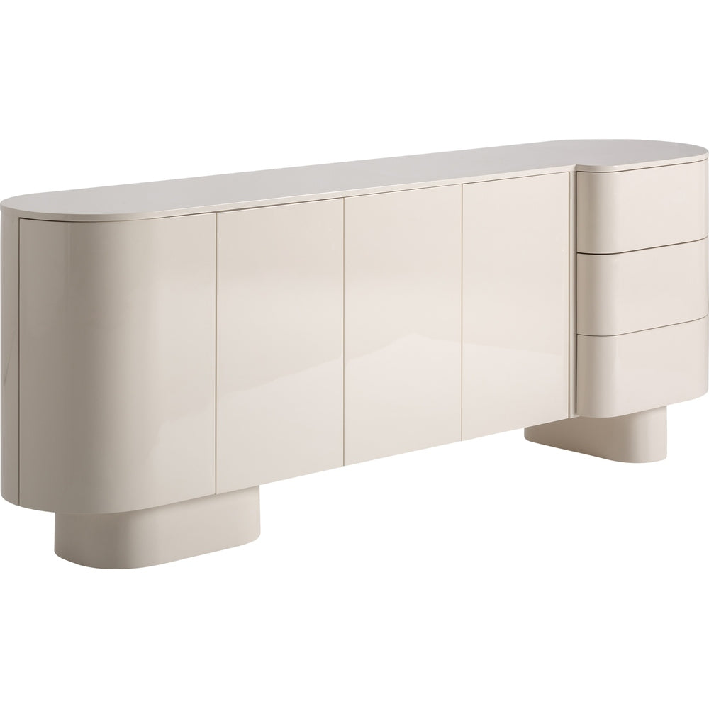 Madia Organic Modern di Design in Bianco Sporco