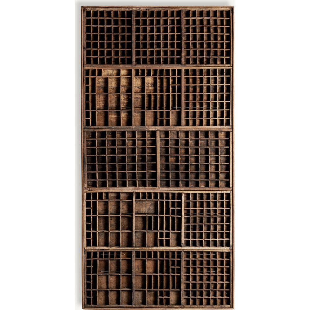 Decorazione murale elegante in legno naturale