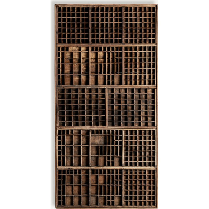 Decorazione murale elegante in legno naturale