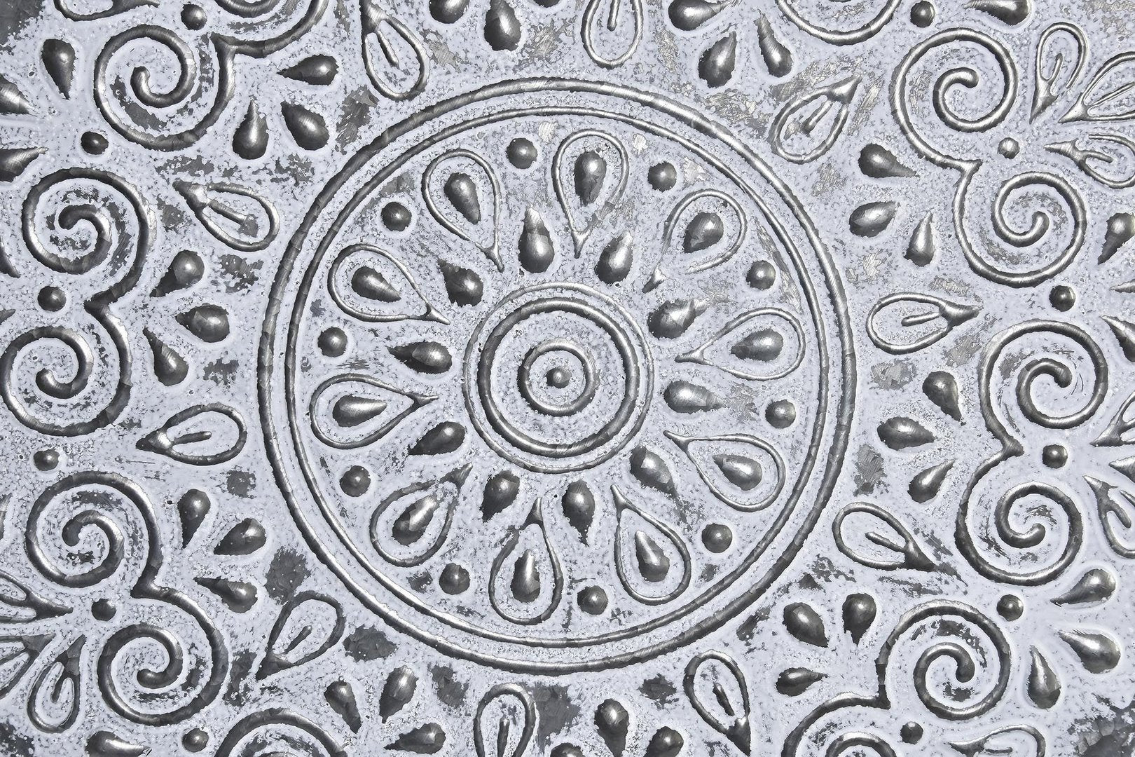 Murale mandala metallo Set 2 pz