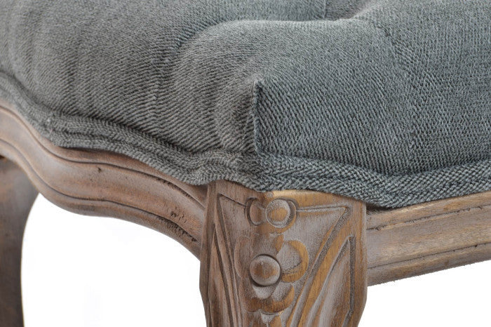 Panca capitonné francese grigia